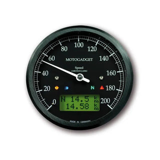 CONTAKM MOTOGADGET CHRONOCLASSIC SPEEDO NERO/LCD-GREEN